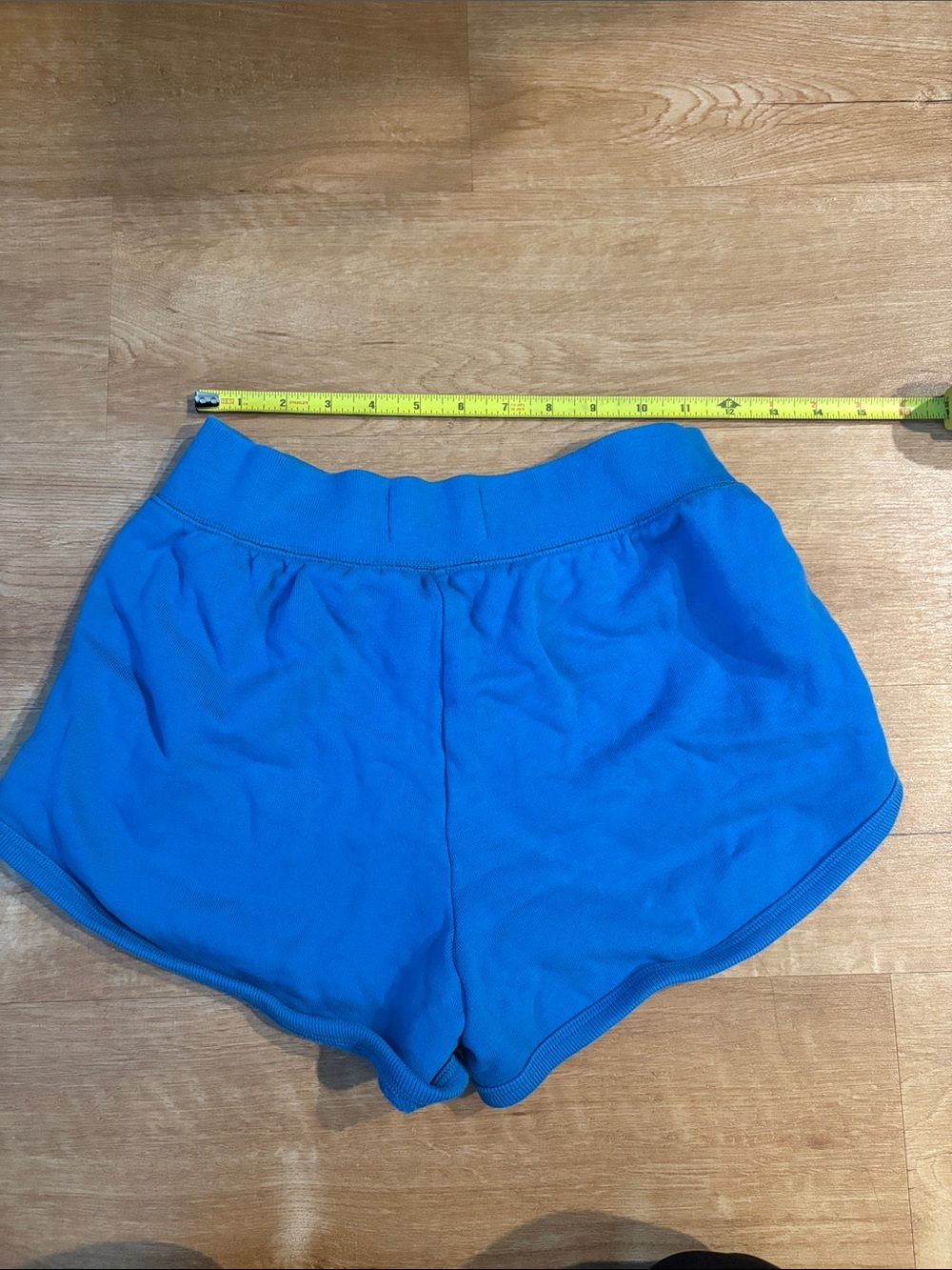 Everlane Bright Blue Women's Sweat Shorts - Picture 3 of 3